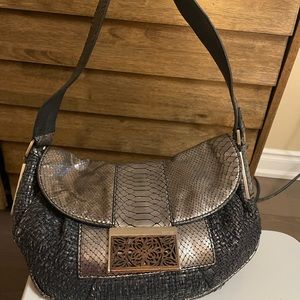 Gorgeous and unique metallic Calvin Klein shoulder bag